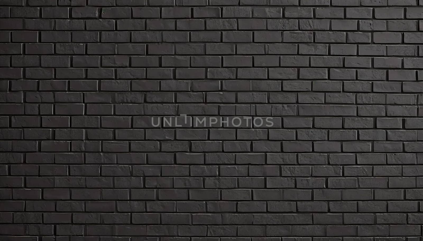 black brick wall, dark background for design