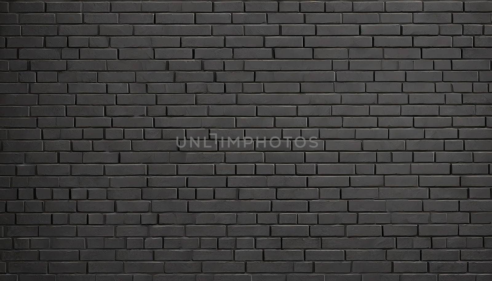 black brick wall, dark background for design