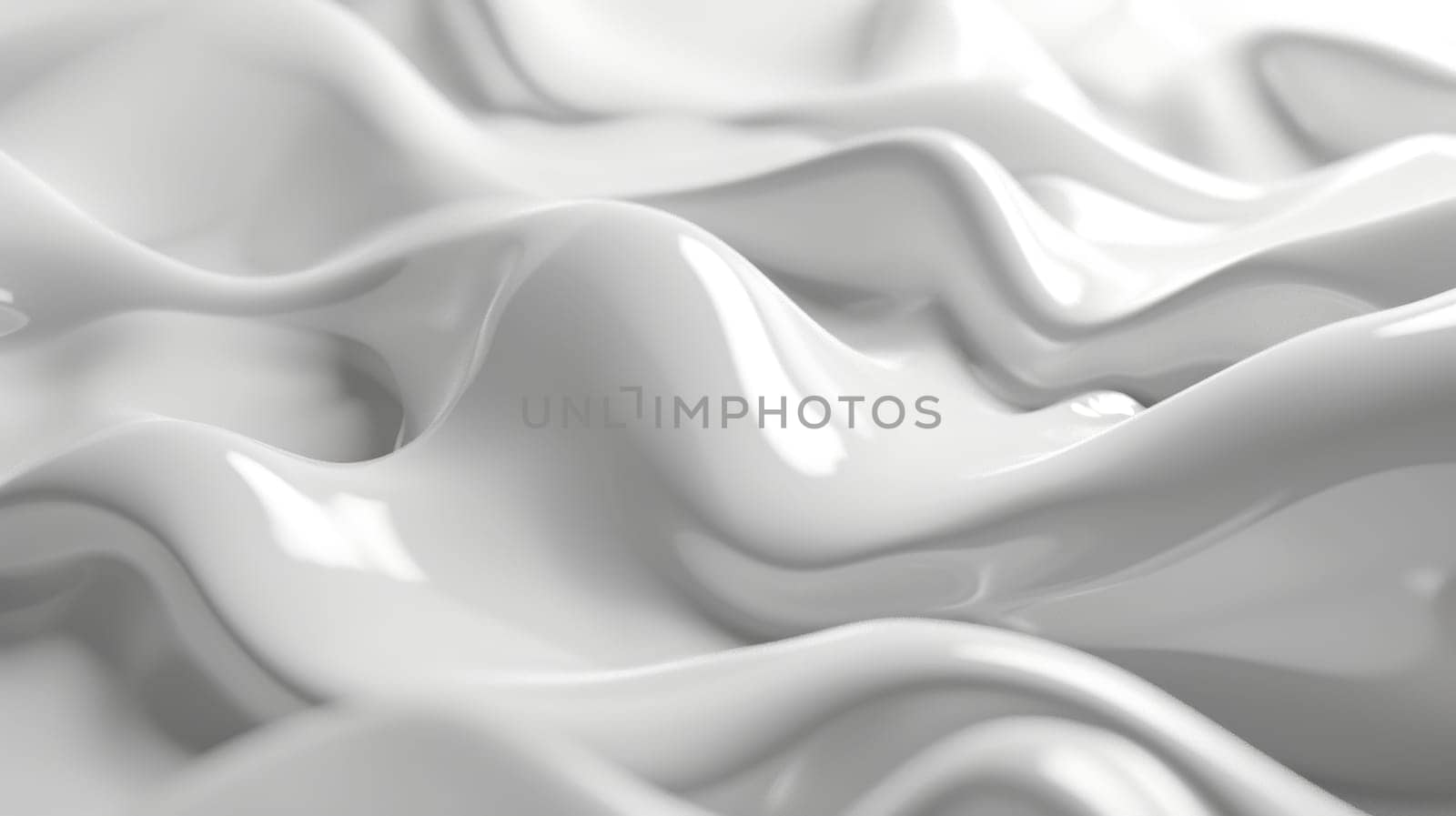 Elegant white wavy texture. Created using AI generated technology and image editing software.