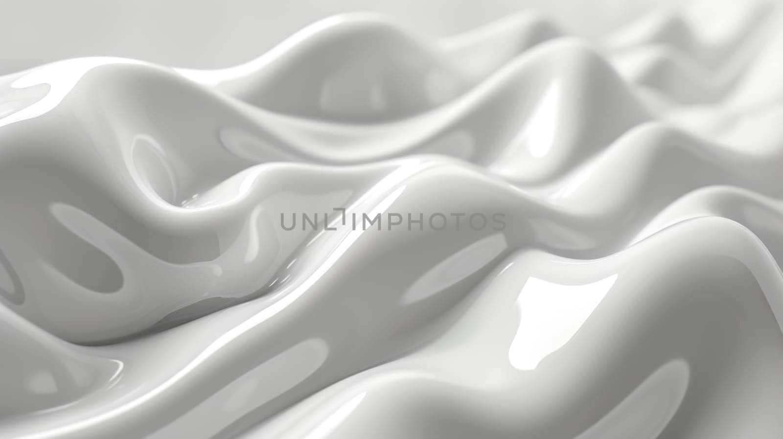 Elegant white wavy texture. Created using AI generated technology and image editing software.