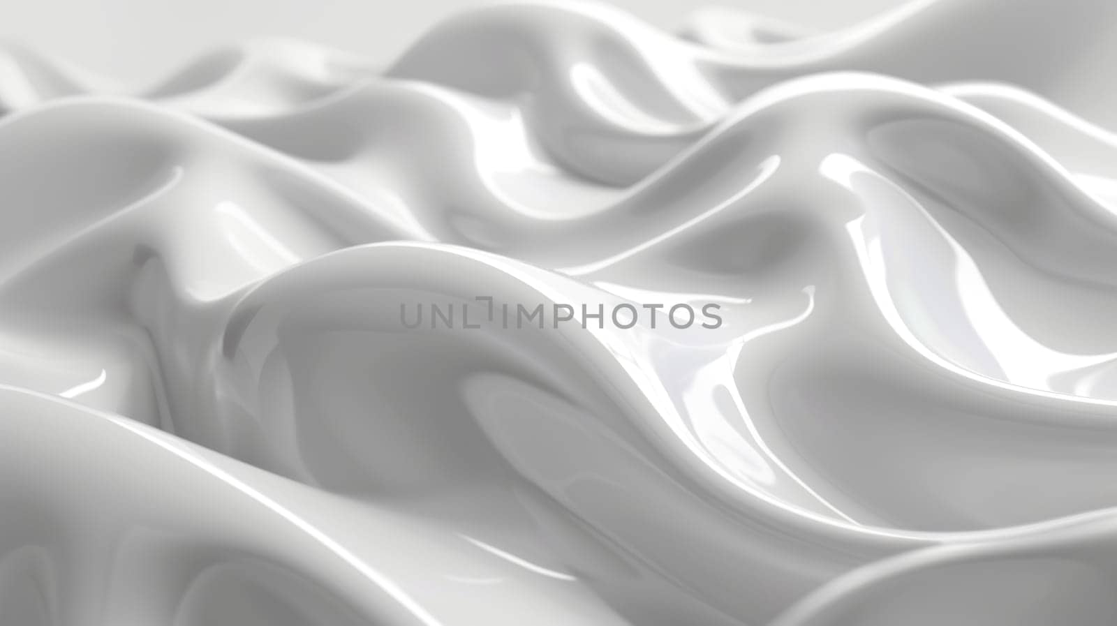 Elegant white wavy texture. Created using AI generated technology and image editing software.
