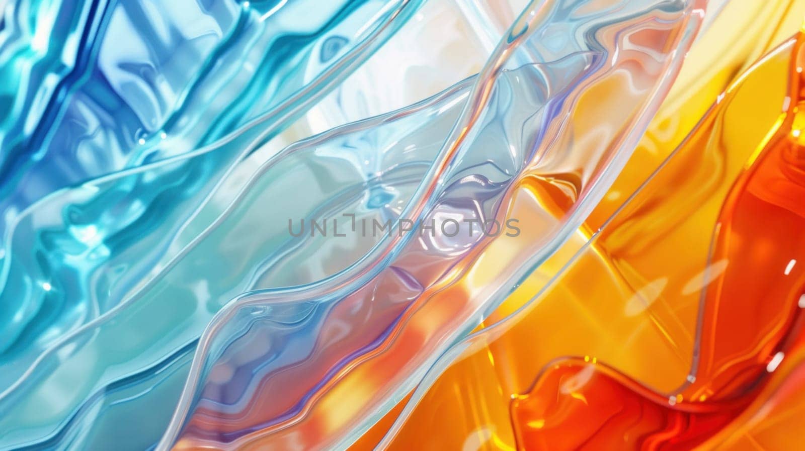 Vibrant glass art with colorful. Created using AI generated technology and image editing software.