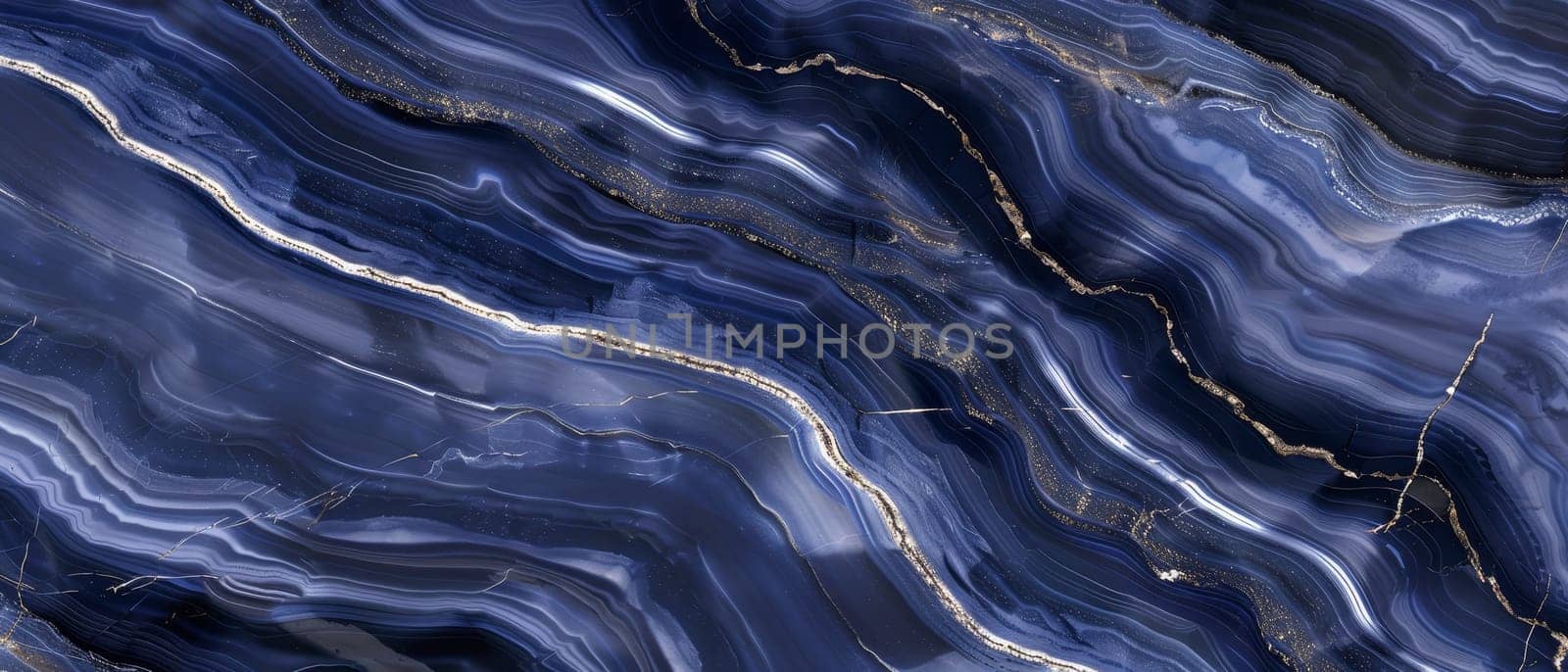 This image showcases sumptuous swirls of dark marble, complemented by white and silver layers that weave through the composition, creating a striking visual effect
