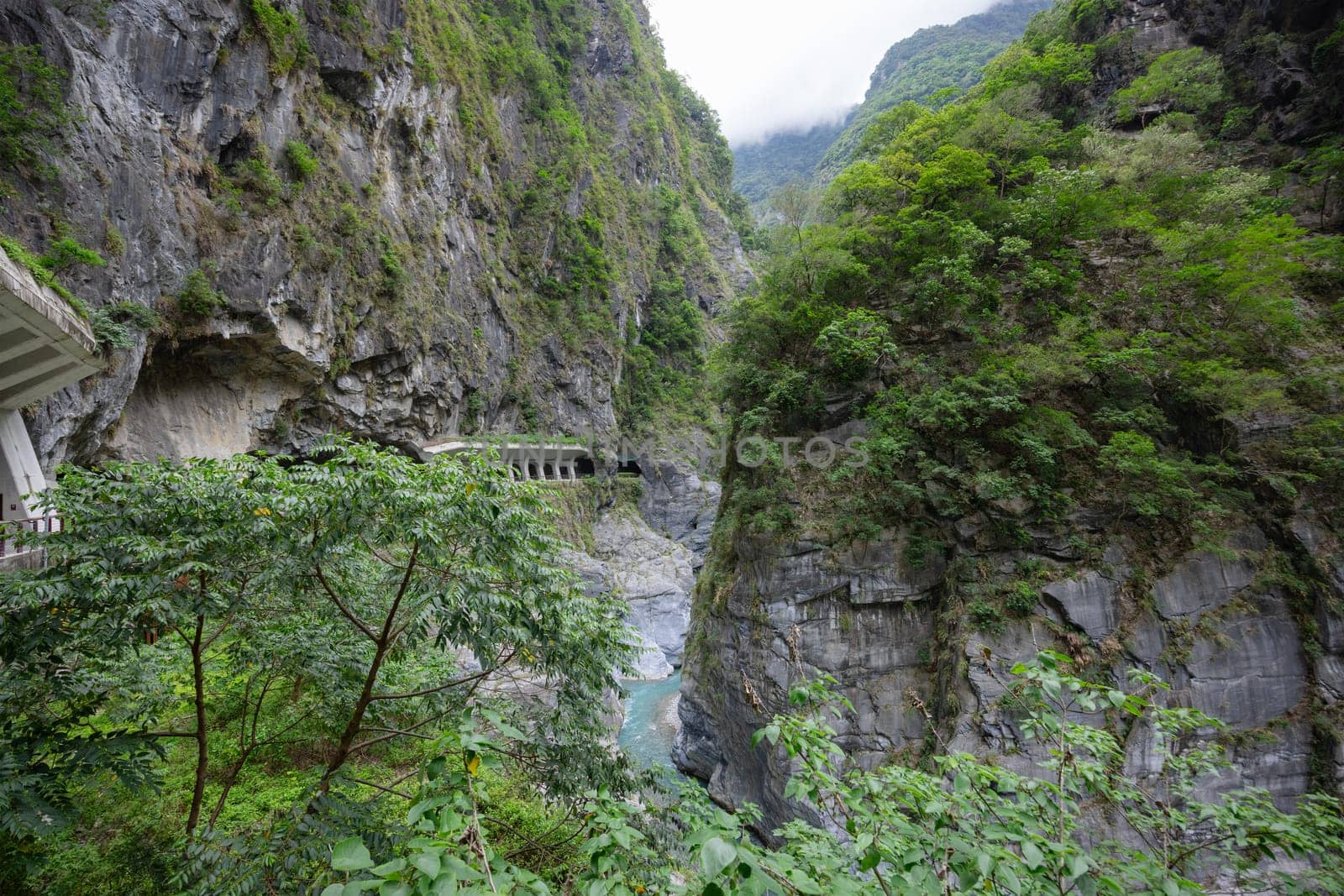 Scenic view of Taroko National Park in Taiwan