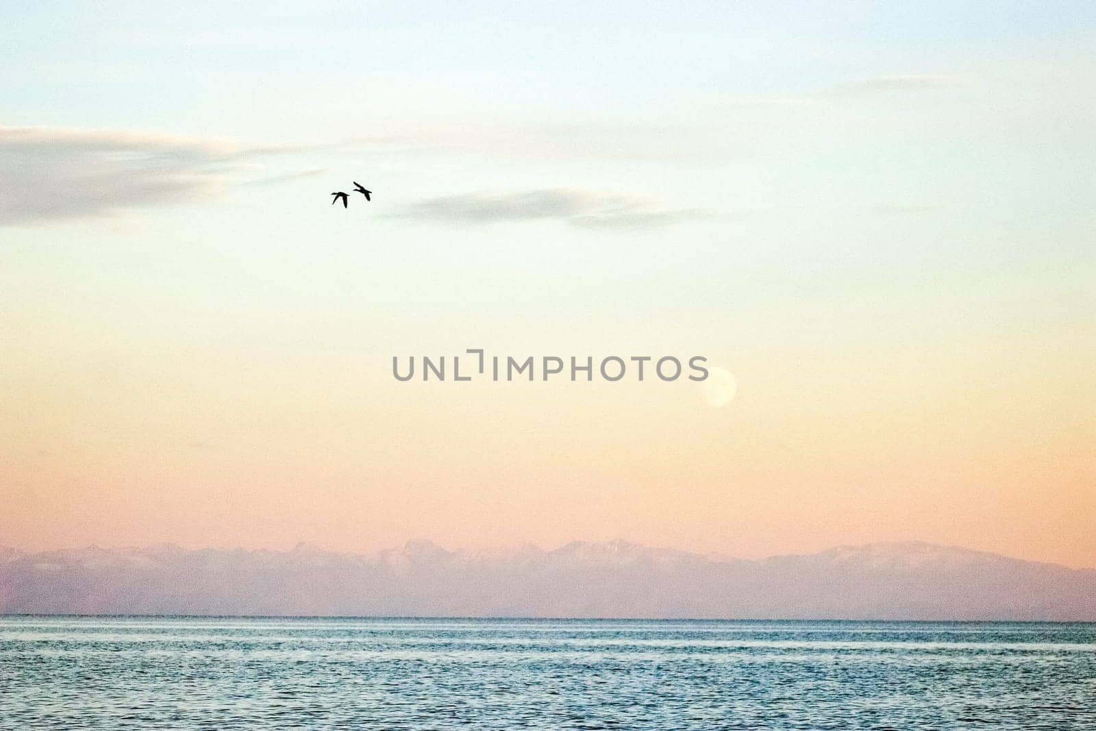 Waters of Lake Baikal, The water surface of Baikal, a beautiful landscape