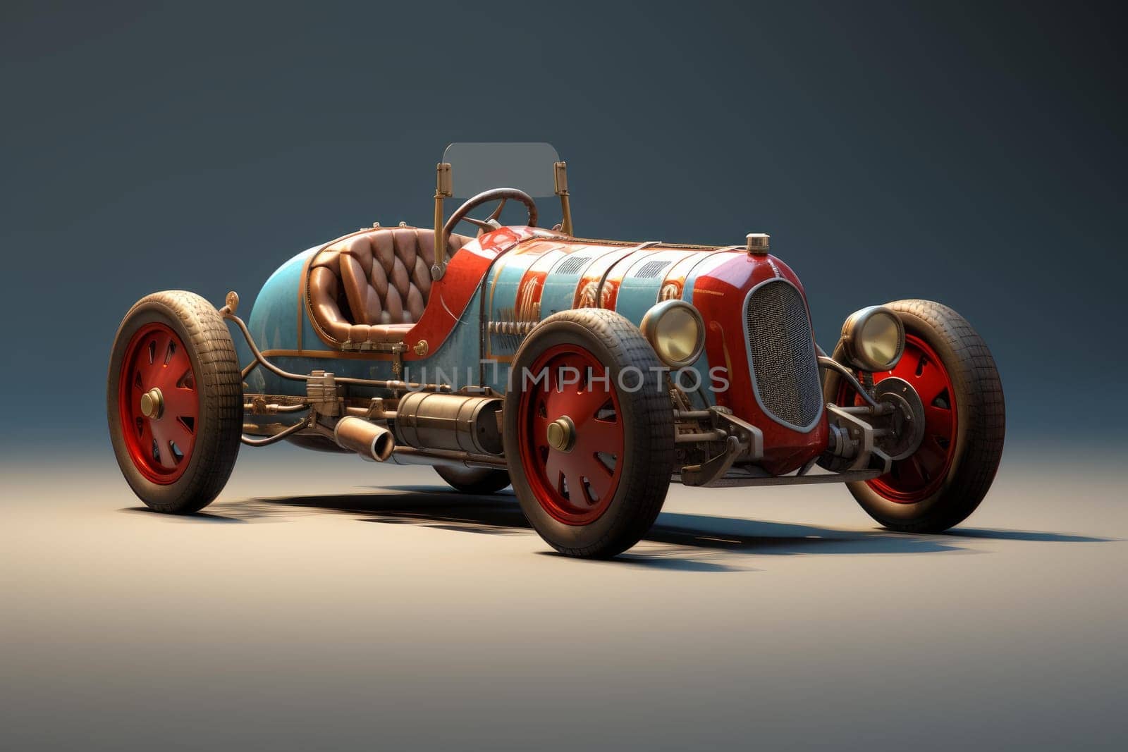 Racing car circuit. Grand team. Generate Ai