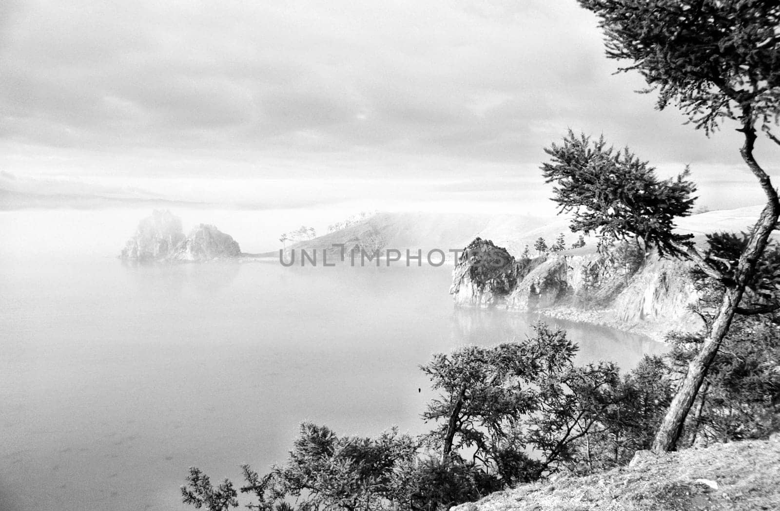 Nature of Baikal, Landscape of the shores of lake Baikal