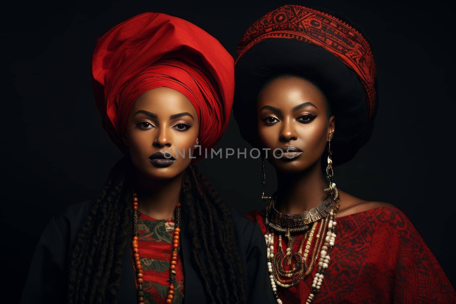 African feminist radical. Stop power protest. Generate Ai