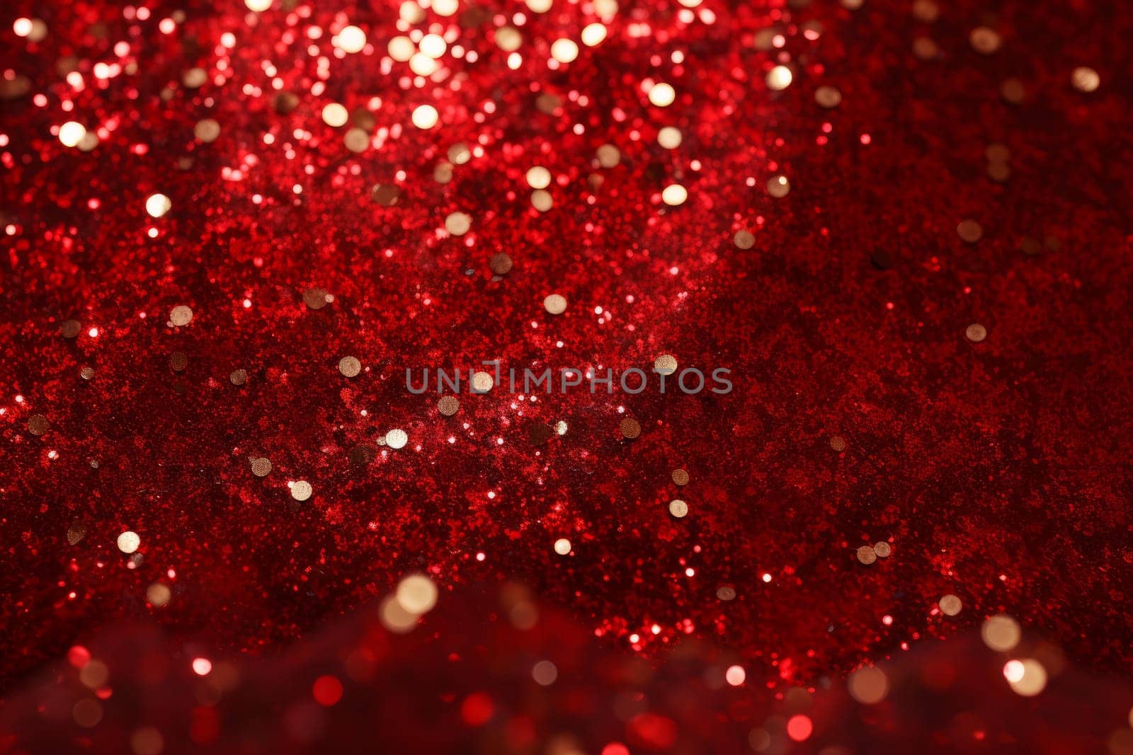 Red glitter. Color shiny sparkle. Generate Ai