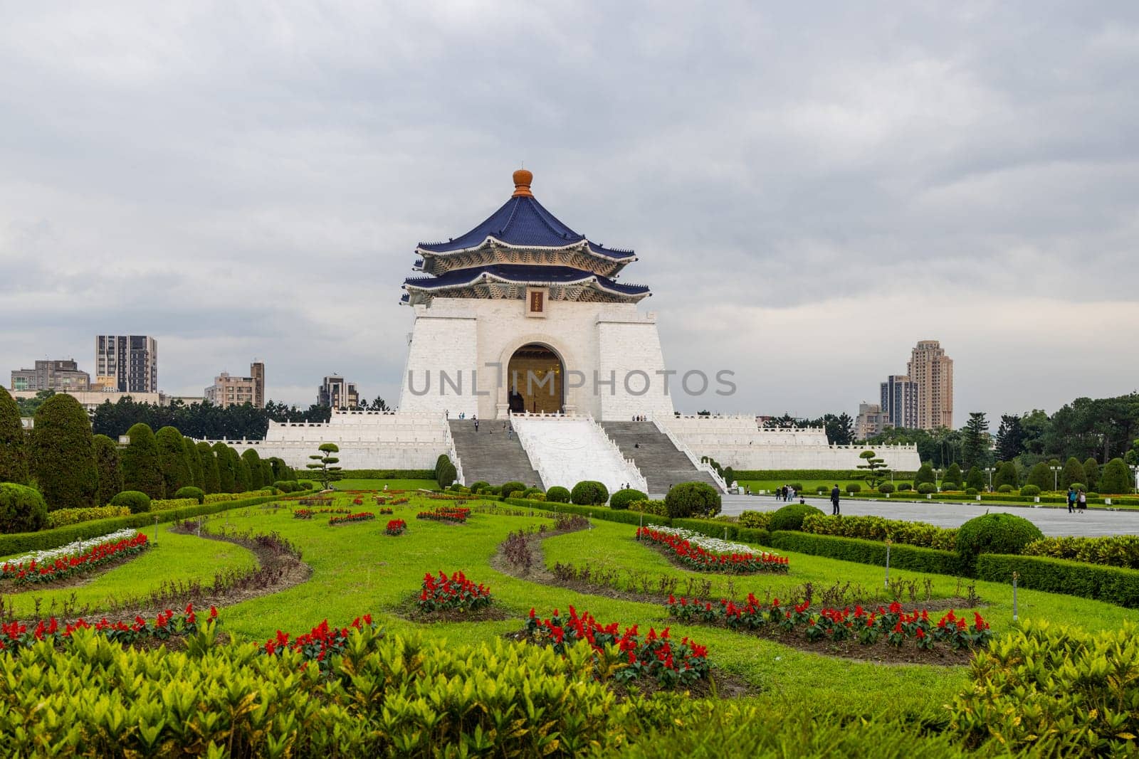 Taipei, Taiwan 17 March 2022: Chiang Kai shek Memorial Hall in Taiwan