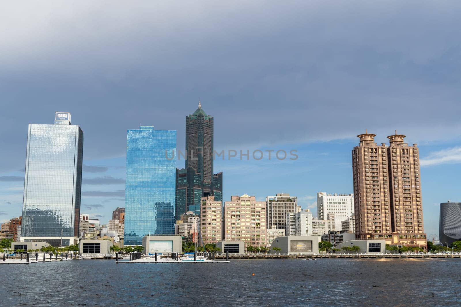 Kaohsiung, Taiwan, 24 August 2022: Kaohsiung city landmark
