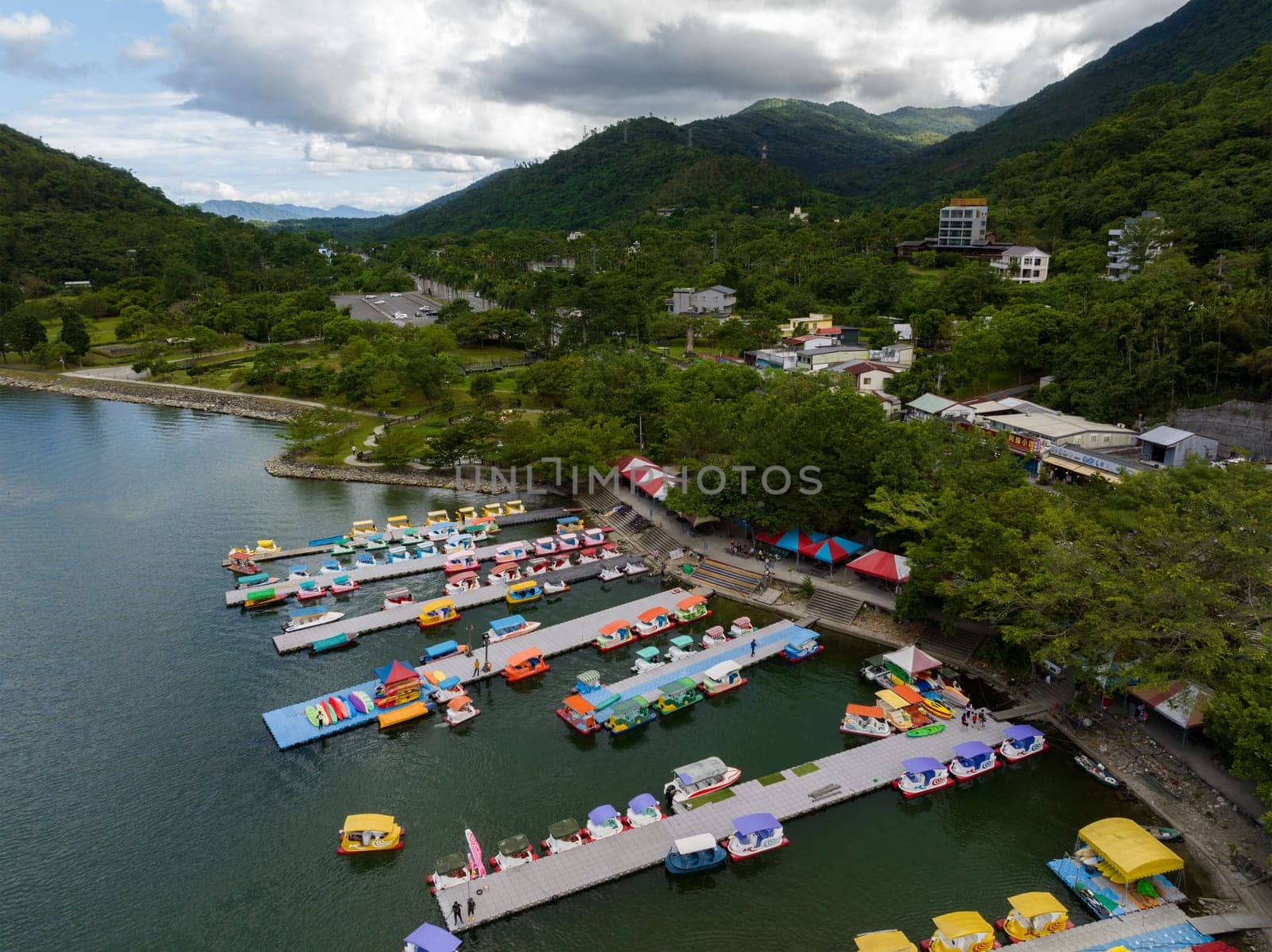 Liyu Lake in Hualien of Taiwan