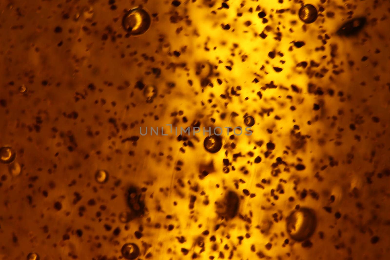 abstract golden background bubbles rare shapes different