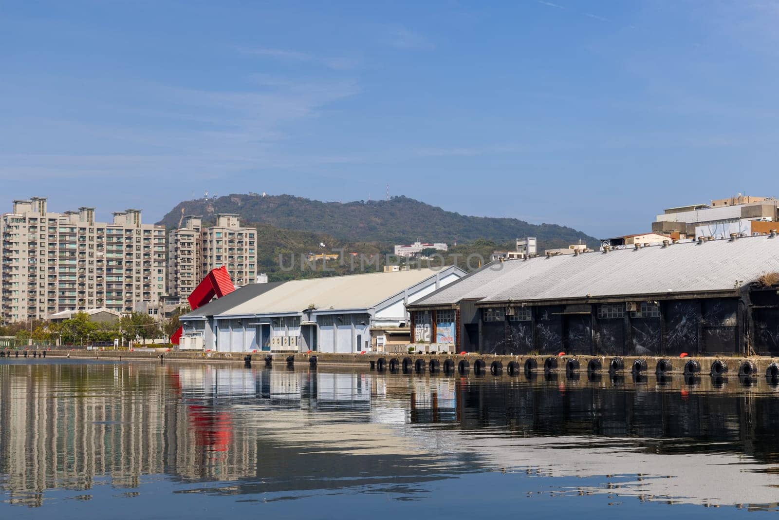 Kaohsiung, Taiwan 02 February 2023: Pier 2 art center in Kaohsiung of Taiwan
