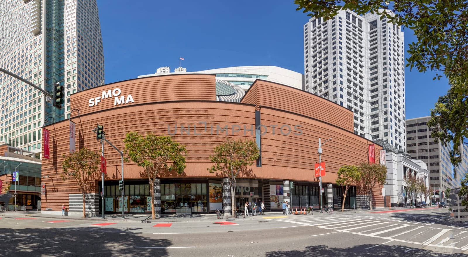 San Francisco, USA - May 19, 2022: San Francisco Museum of modern art in downtown San Francisco.