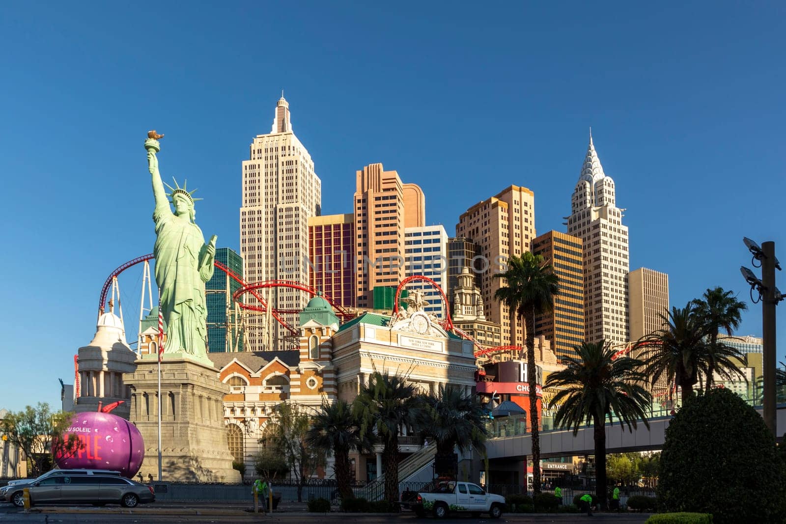 Las Vegas, USA - May 25, 2022: New York Hotel and Casino in Las Vegas, Nevada, USA