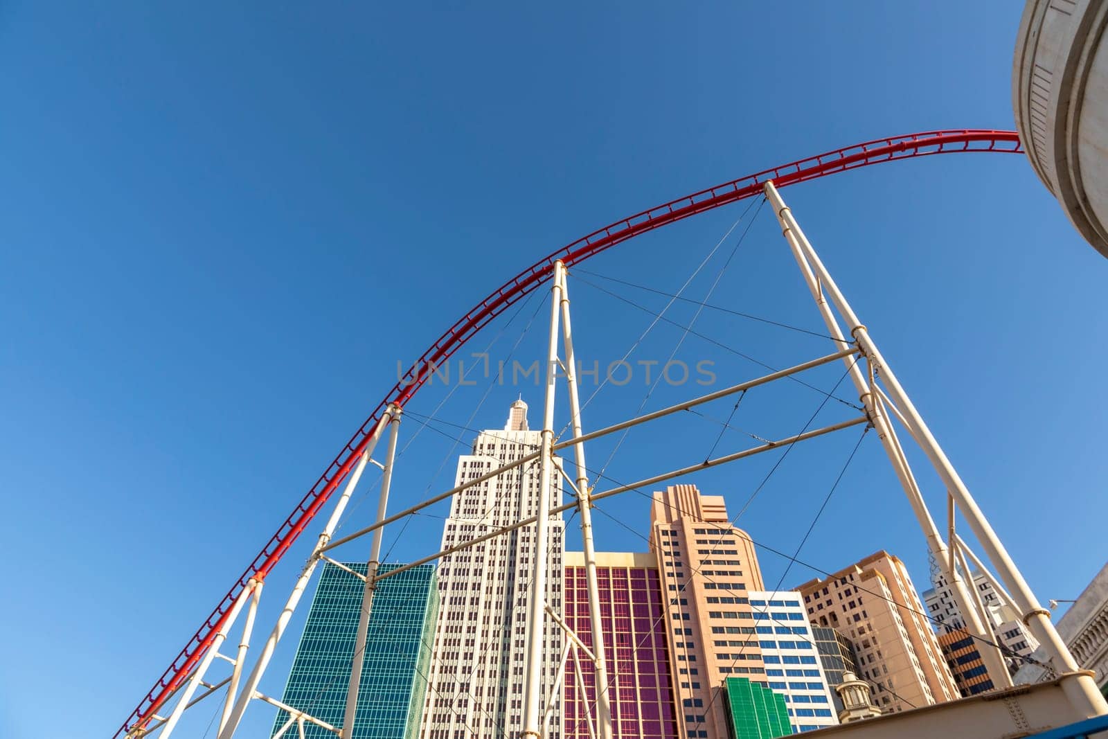 Las Vegas, USA - May 25, 2022: New York Hotel and Casino in Las Vegas, Nevada, USA