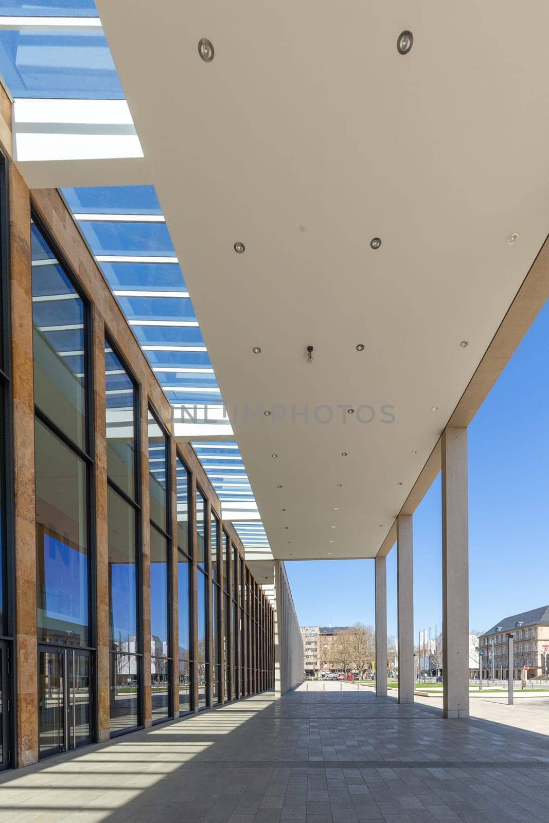 Wiesbaden, Germany - April 4, 2023: RheinMain Congress Center in Wiesbaden, Germany