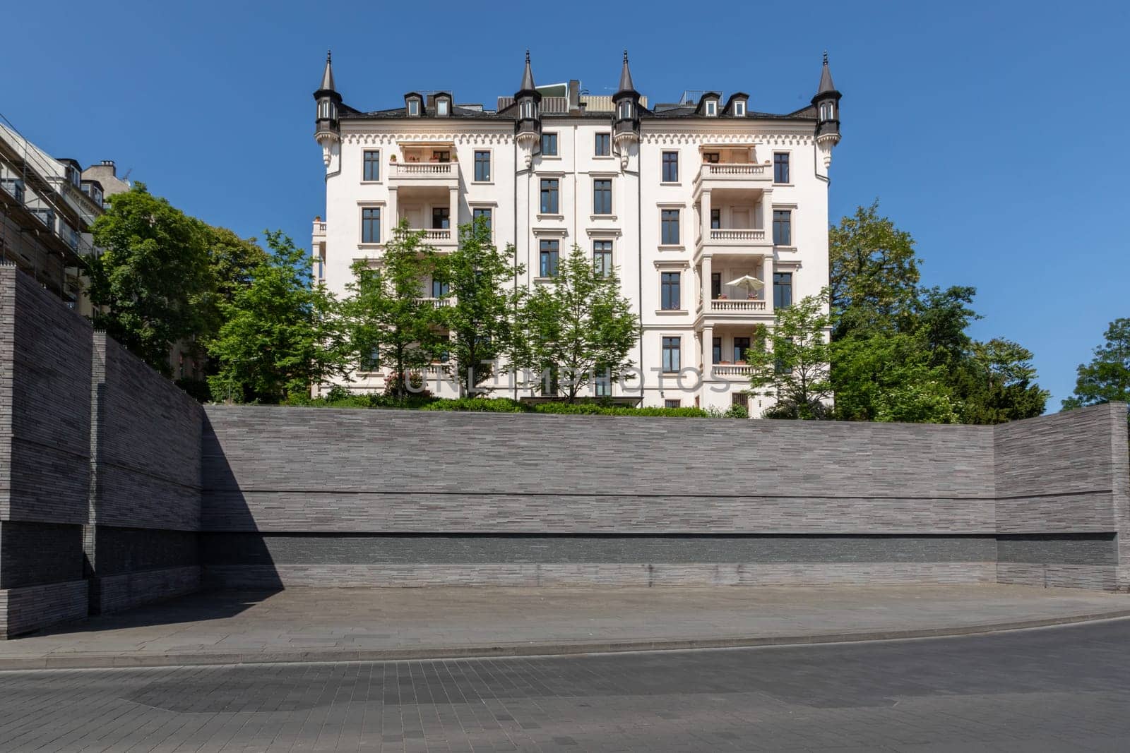 Wiesbaden, Germany - May 27, 2023: holocaust memorial in Wiesbaden, Germany.