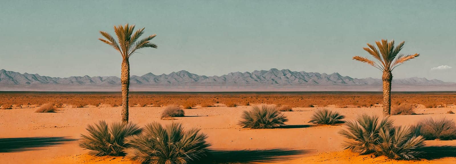 In the vast desert, a mirage shimmers. Heat waves dance, distorting reality. A surreal oasis appears, teasing travelers with false hope. GenerativeAI