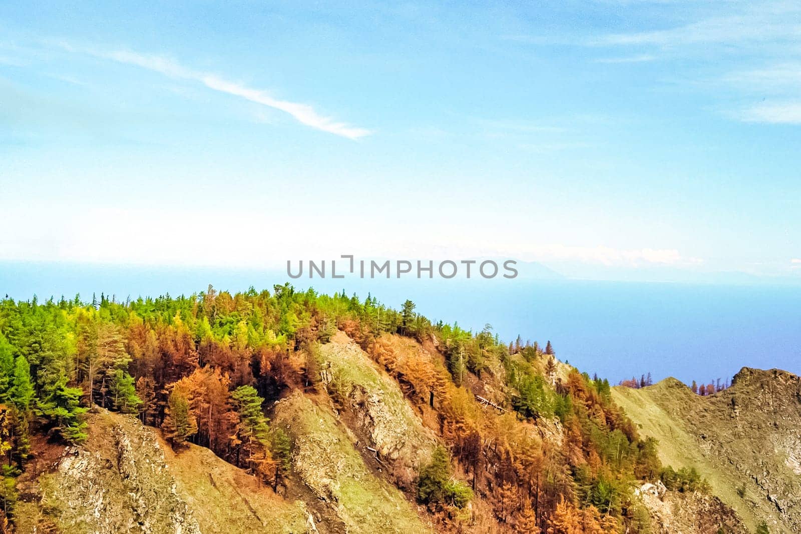 Nature of Baikal, Landscape of the shores of lake Baikal