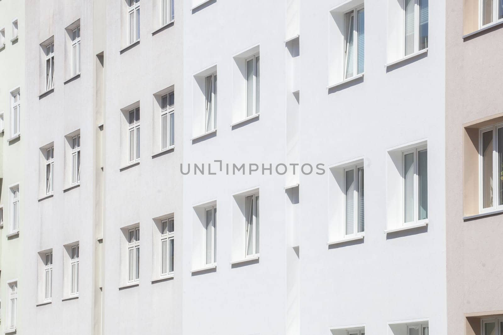 Modern apartment buildings, Rostock, Mecklenburg-Vorpommern, Germany, Europe