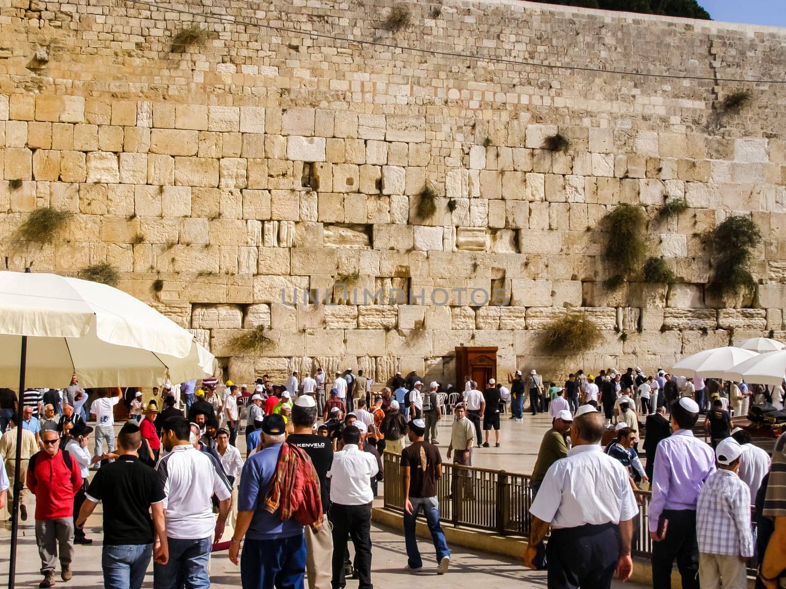 Jerusalem, Israel - May 23, 2013: The city of Jerusalem, sights of the city and Israel, religious symbols and buildings in the streets of the city.