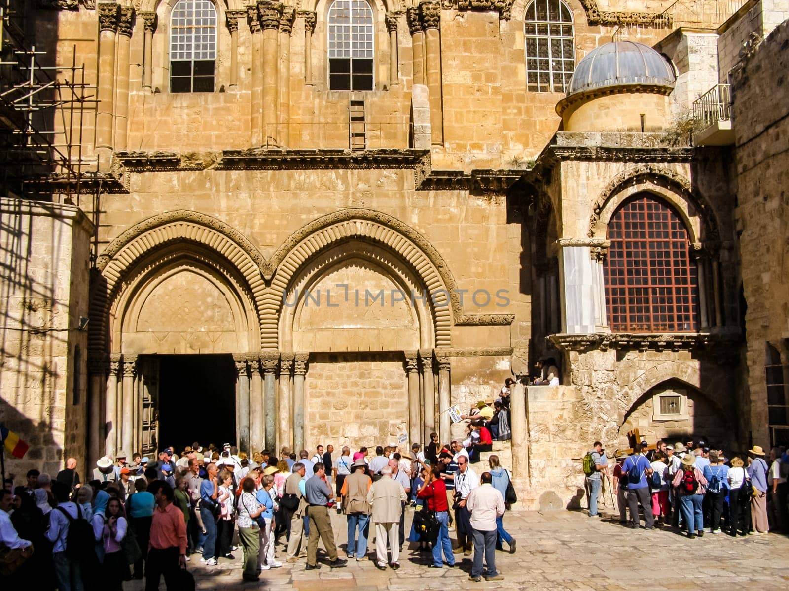 Jerusalem, Israel - May 23, 2013: The city of Jerusalem, sights of the city and Israel, religious symbols and buildings in the streets of the city.