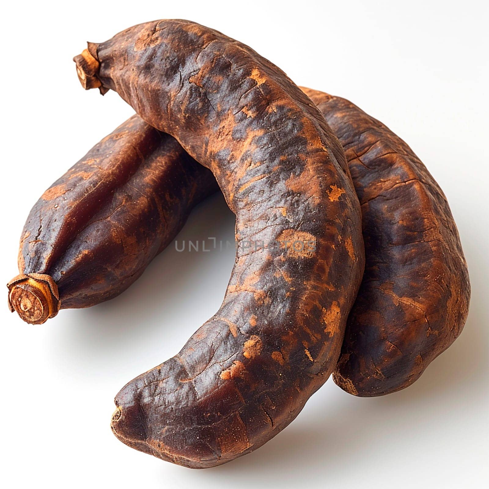 Tamarind on white isolated background AI generated image
