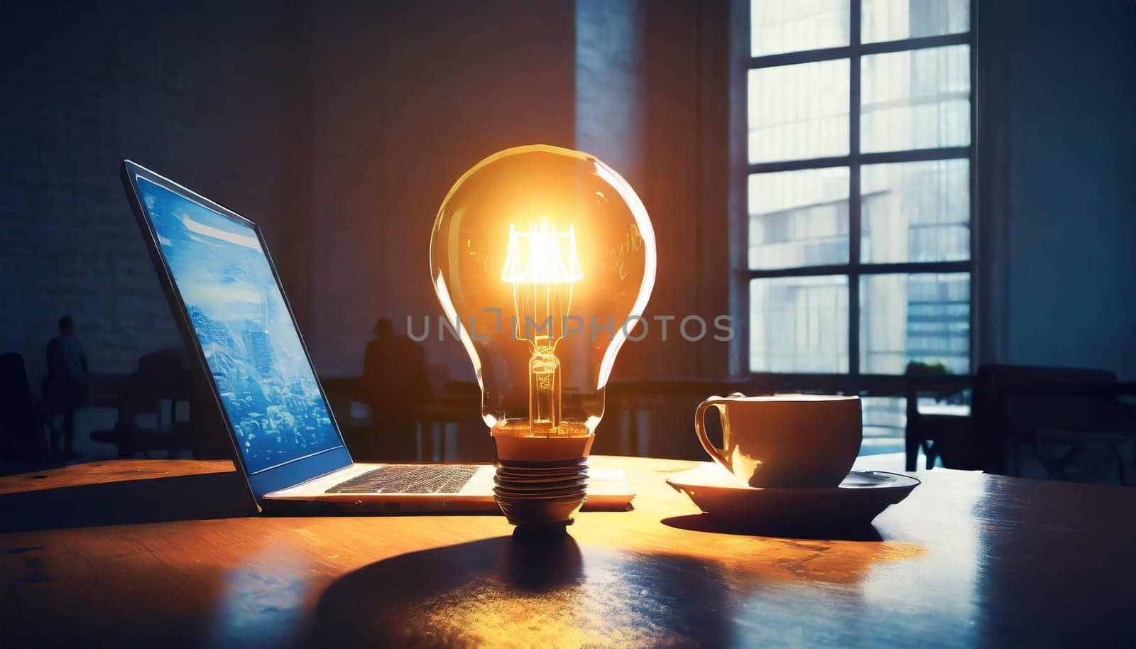 Bright idea and creative thinking