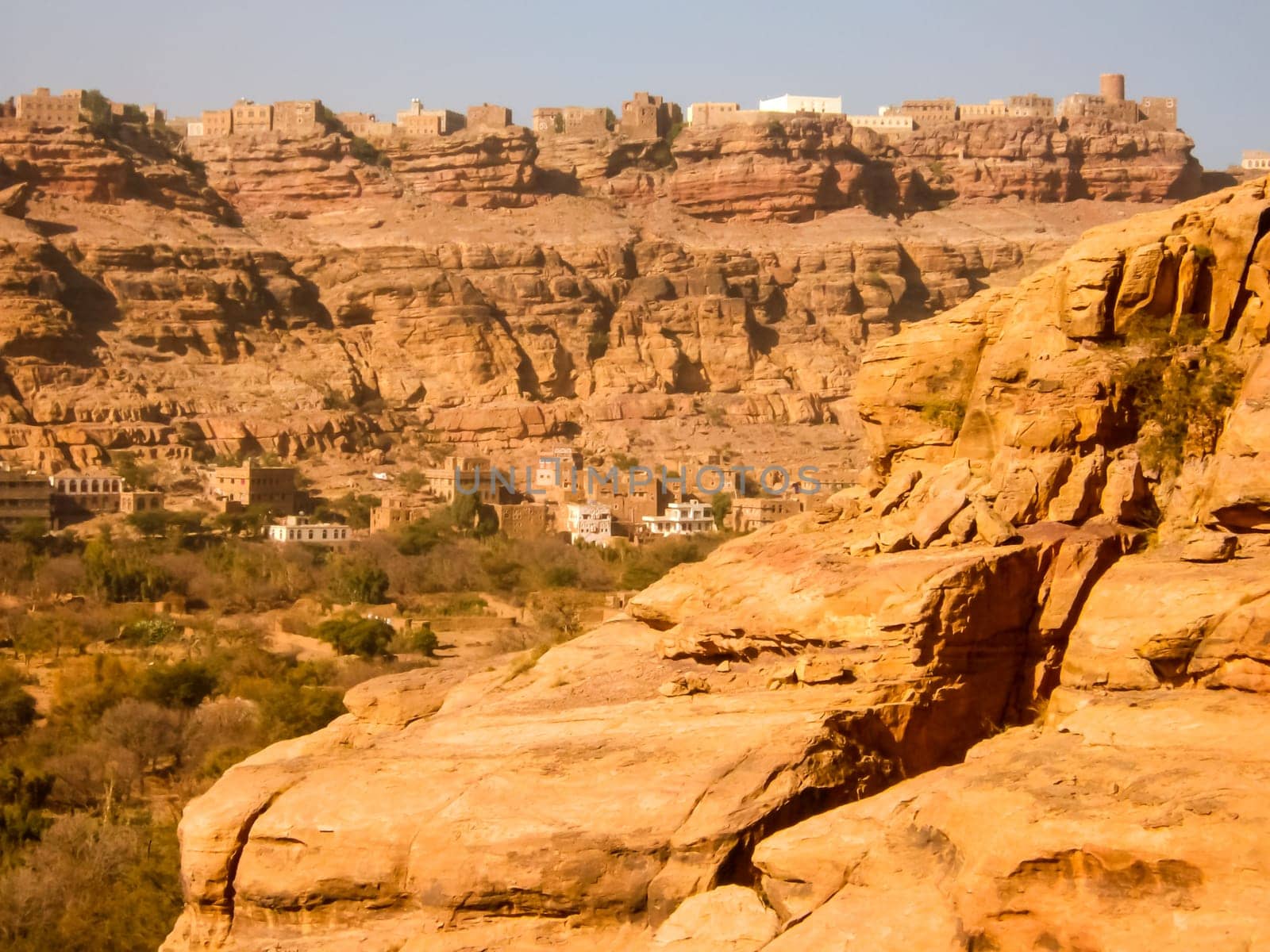 Desert in Yemen, the nature of the desert of the Middle East.