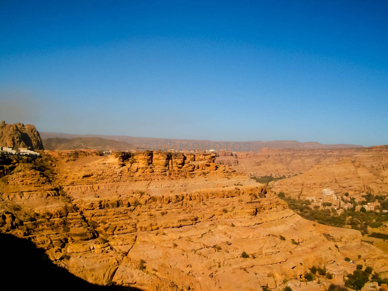 Desert in Yemen, the nature of the desert of the Middle East.