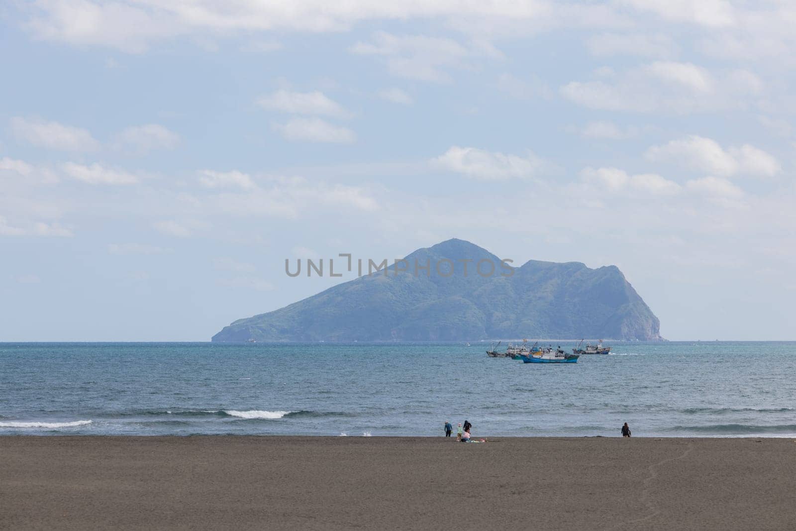 Taiwan Yilan Guishan Island beach