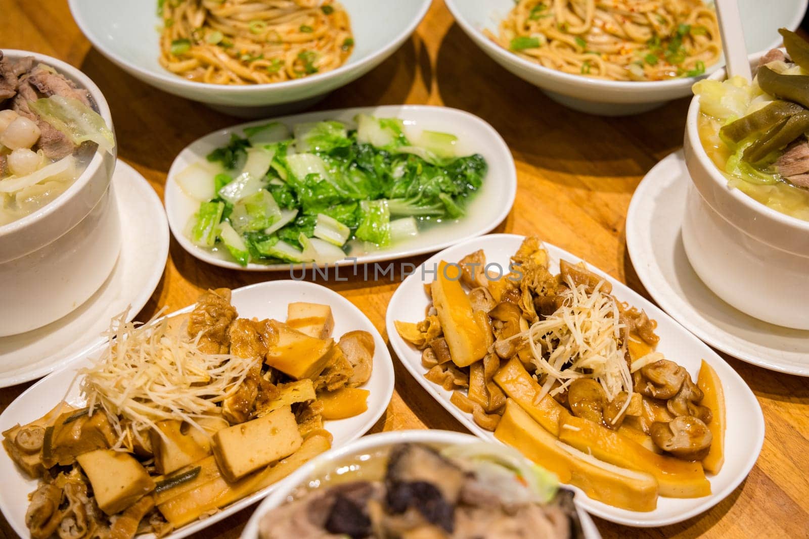 Taiwanese cuisine soy sauce braised tofu