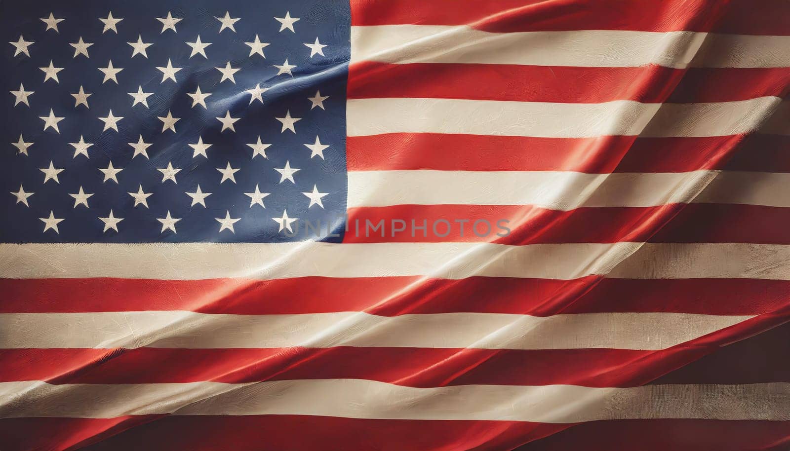 Illustration of the USA national flag