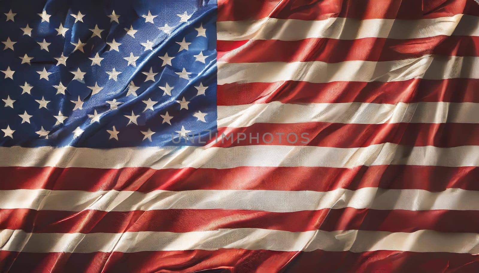 Illustration of the USA national flag