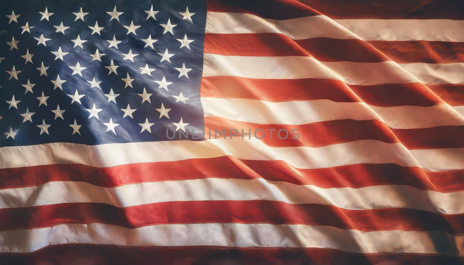 Illustration of the USA national flag