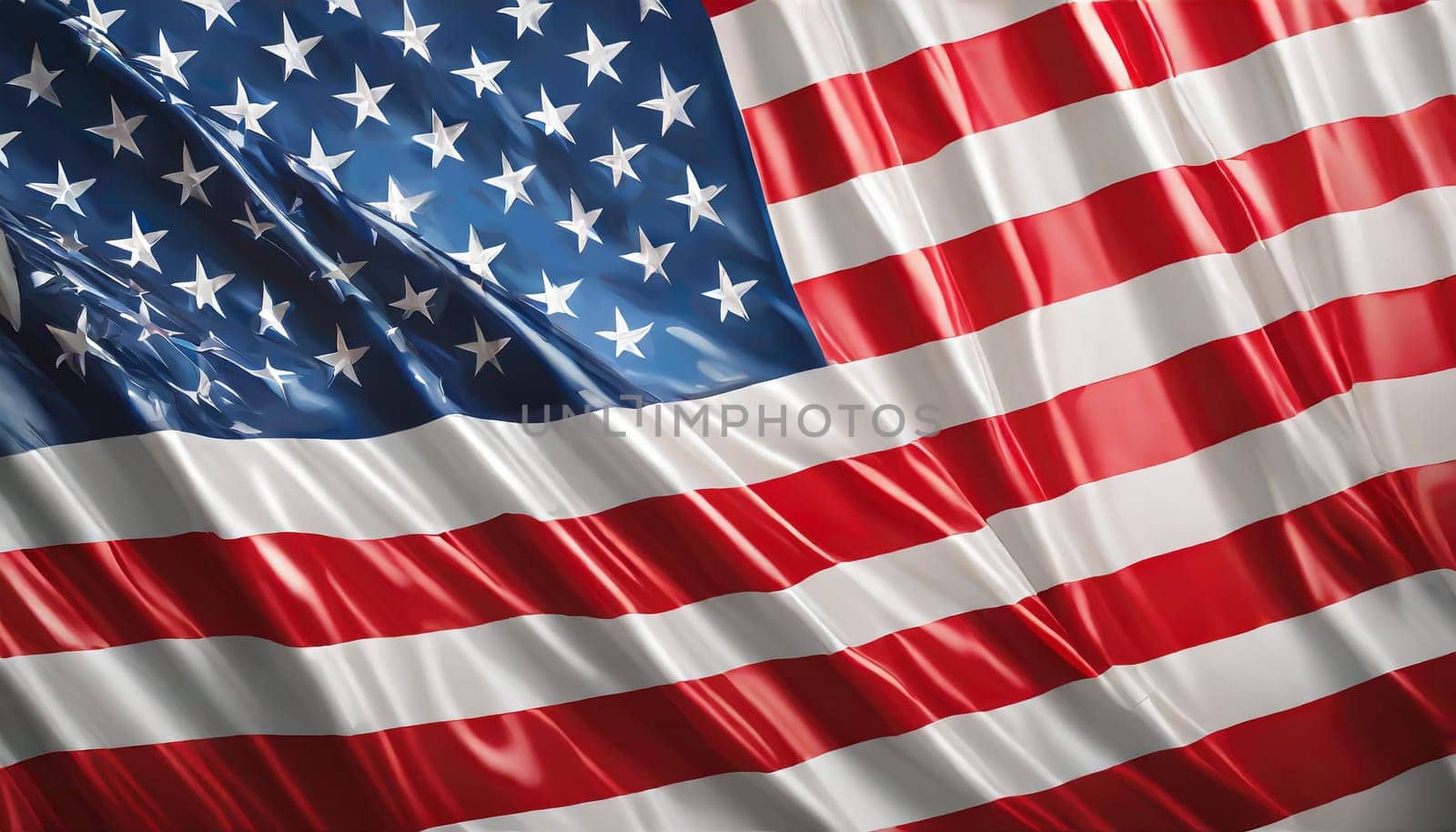 Illustration of the USA national flag