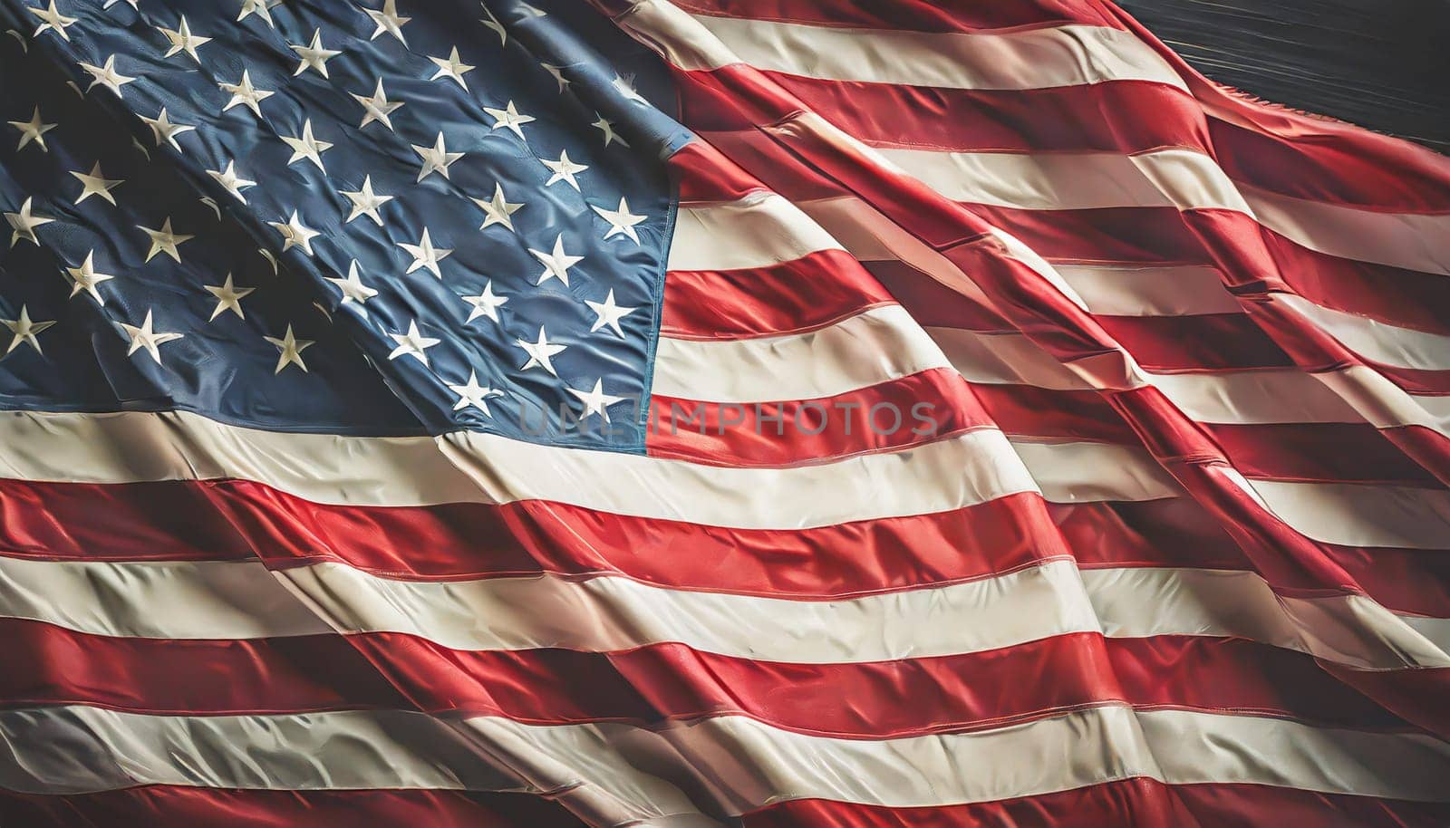 Illustration of the USA national flag