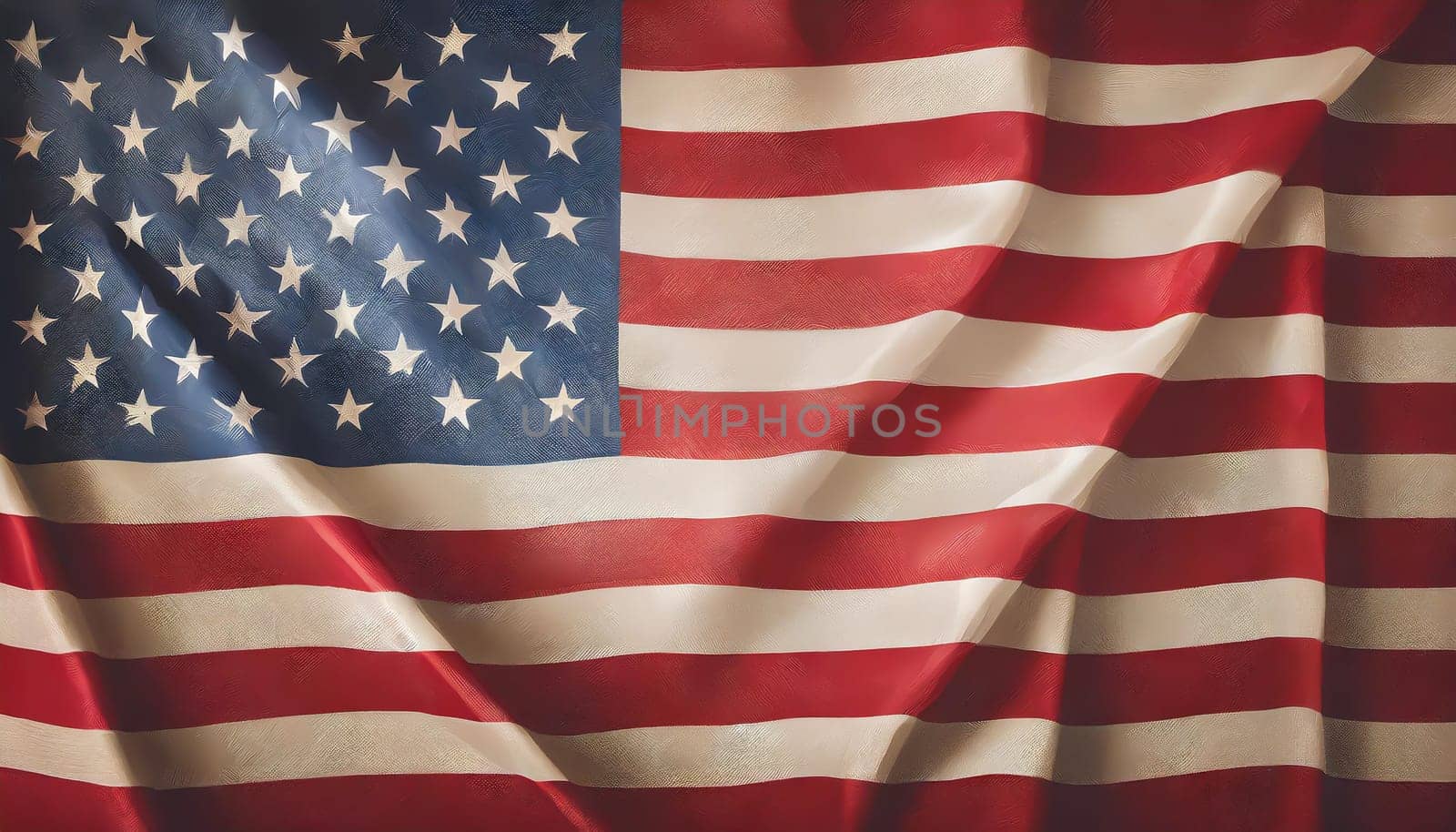 Illustration of the USA national flag