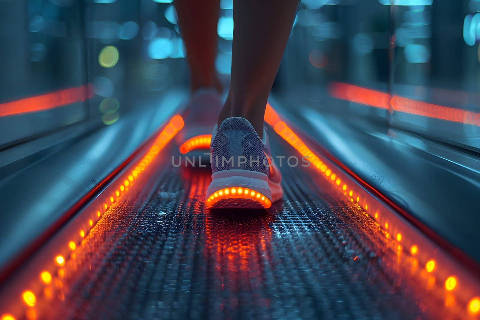 Close-up of a person's shoe while walking. Suitable for accompanying articles about the walking benefits, articles recommending places to walk for exercise, posting pictures with quotes about walking