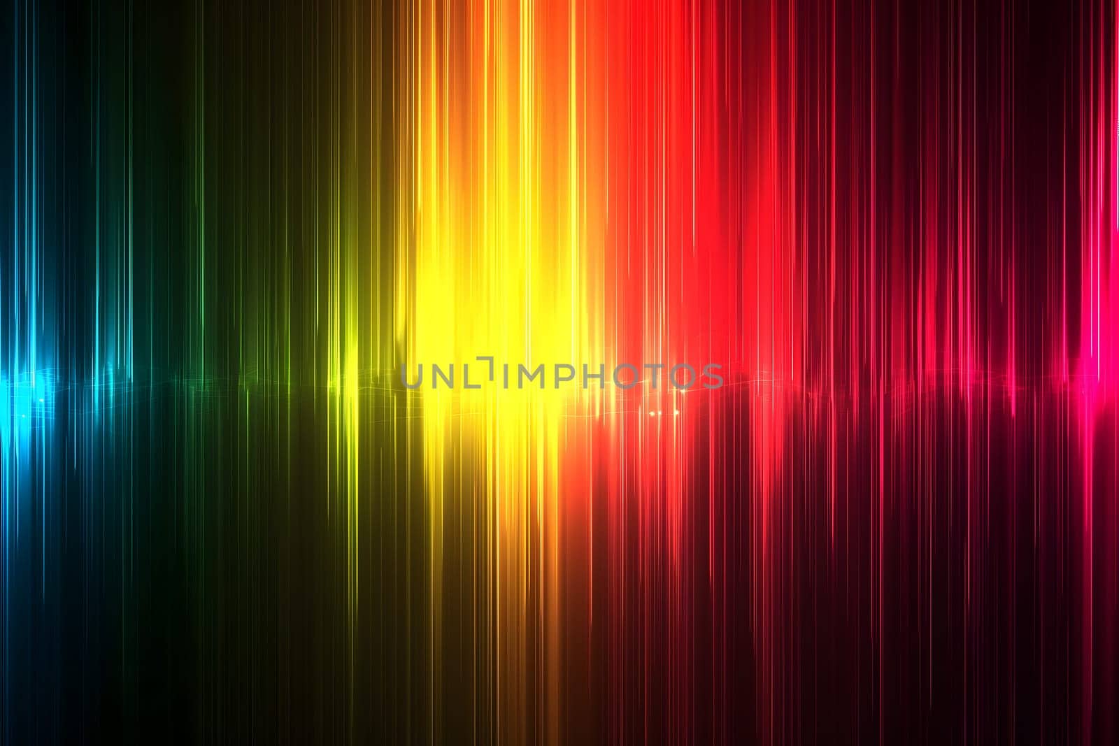 Abstract colorful spectrum gradient wallpaper and background. Neural network generated image. Not based on any actual scene or pattern.