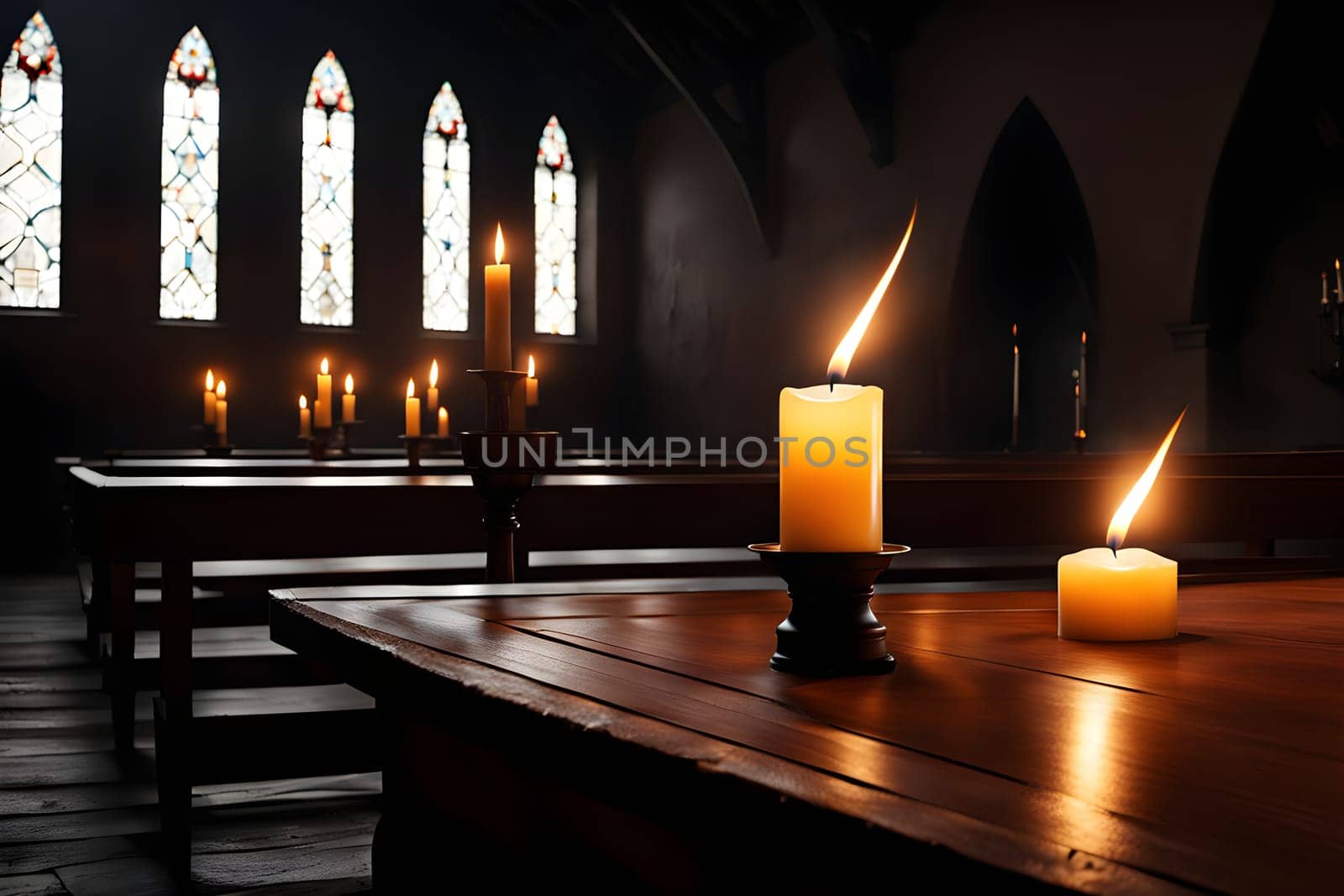Candlelight - AI generated