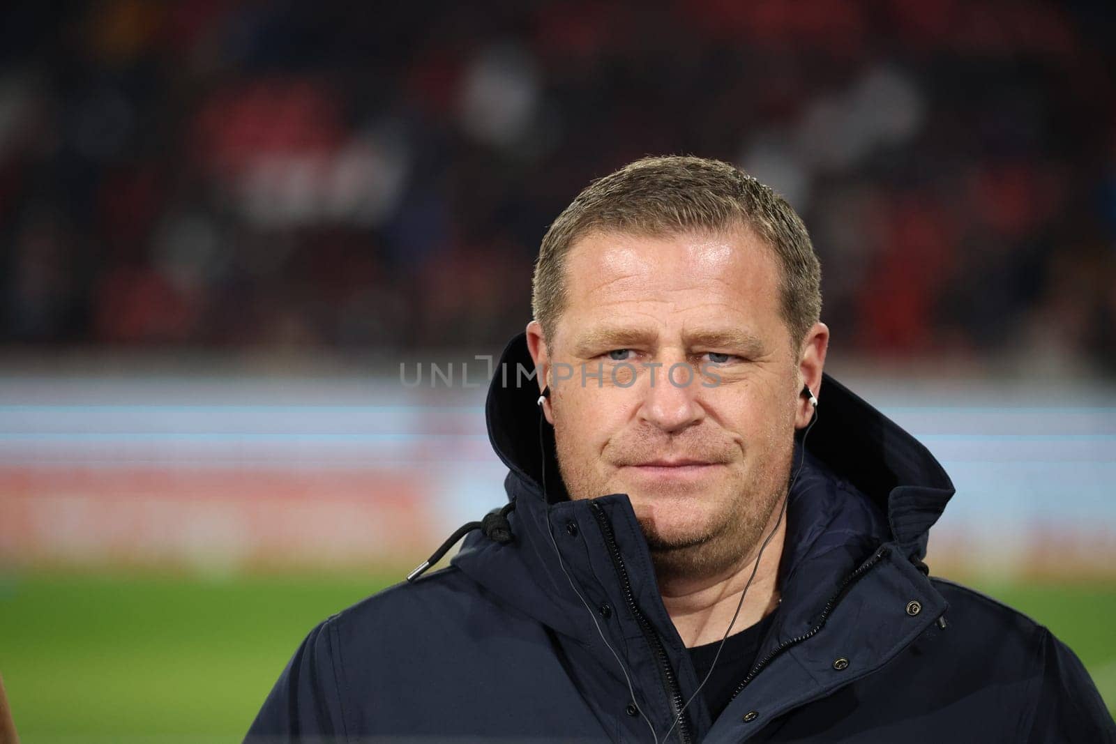 Max Eberl (Sporting Director FC Bayern Munich) at the match of the 1st FBL: 23-24: 24. Sptg. SC Freiburg - FC Bayern Munich  DFL REGULATIONS PROHIBIT ANY USE OF PHOTOGRAPHS AS IMAGE SEQUENCES AND/OR QUASI-VIDEONann  Photo: Joachim Hahne/johapress