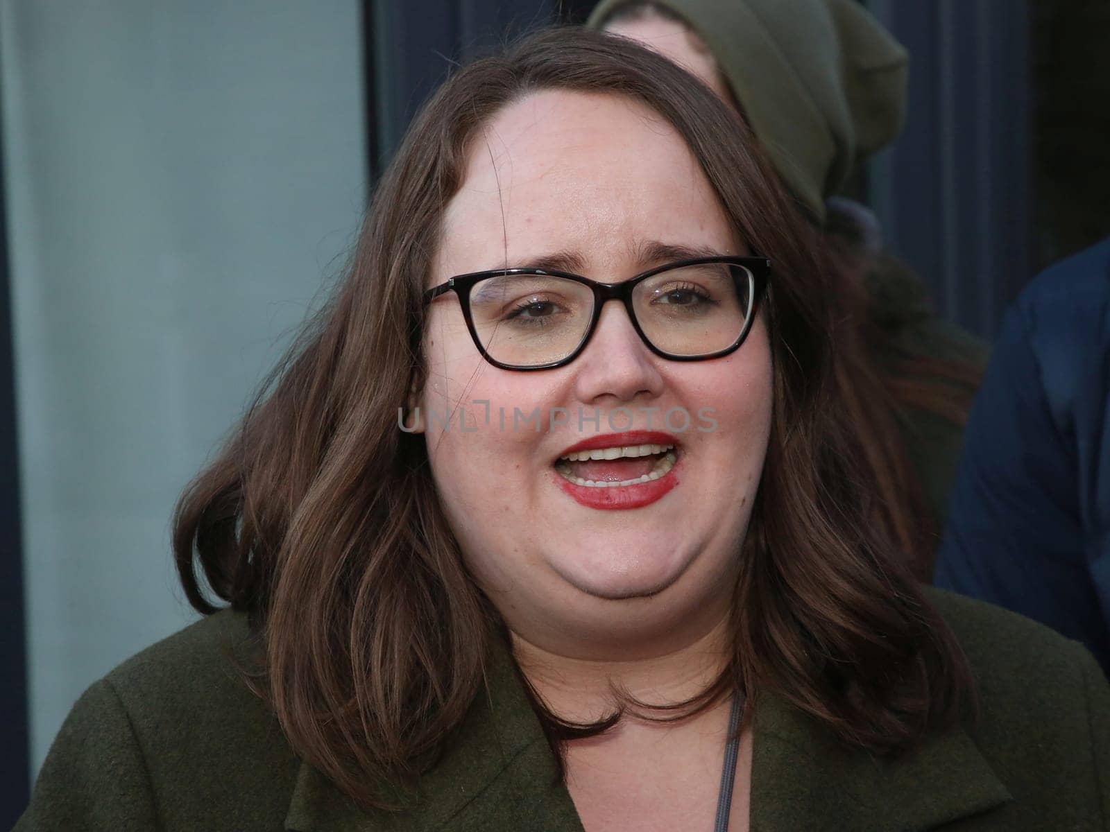 Grünen Parteichefin Ricarda Lang am 24.02.2024 in Magdeburg