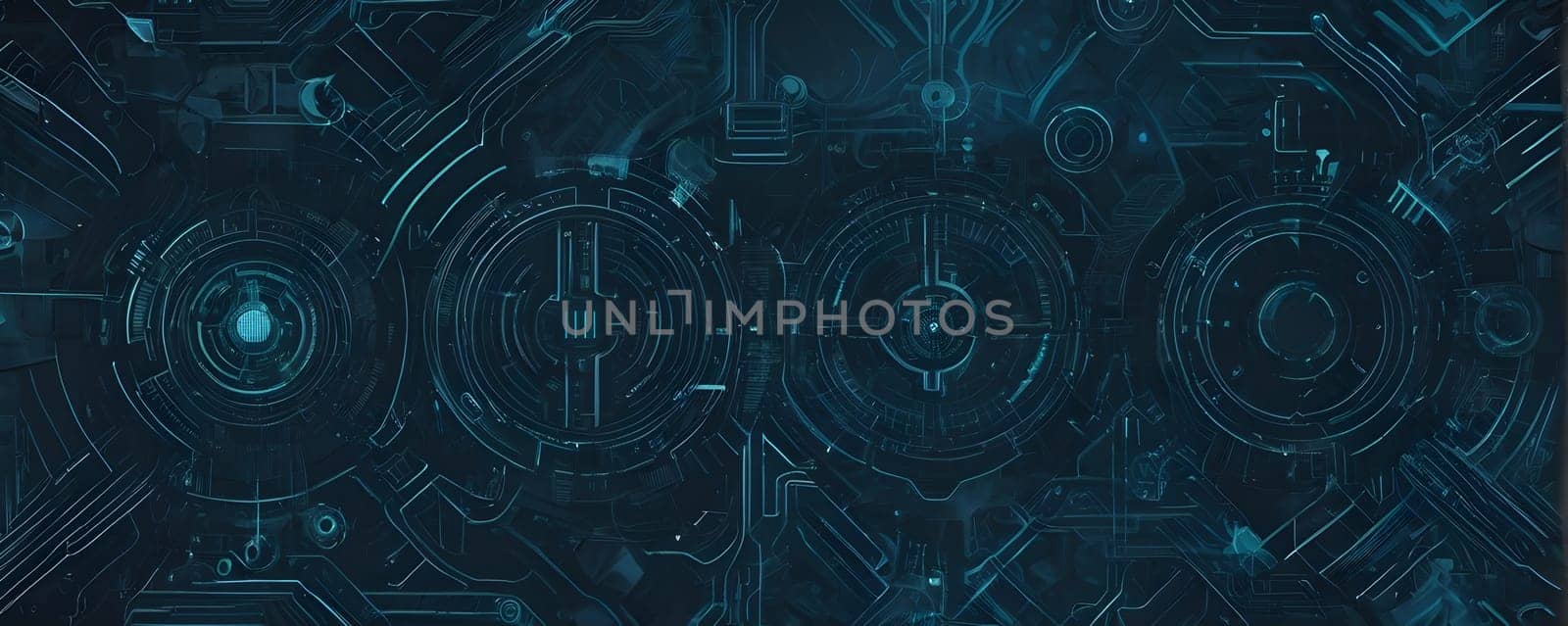 Modern abstract technological art pattern