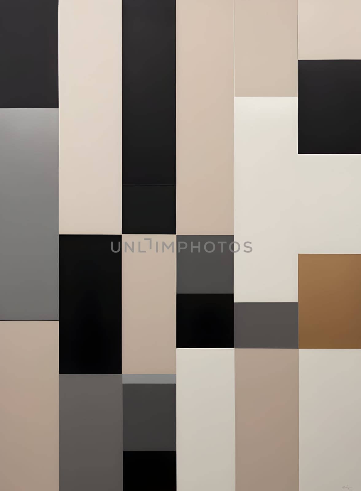Modern abstract colorful minimalistic art