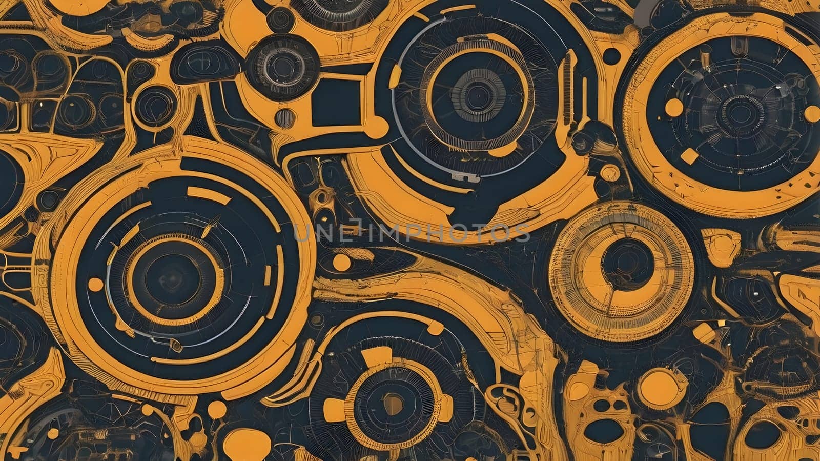 Modern abstract technological art pattern