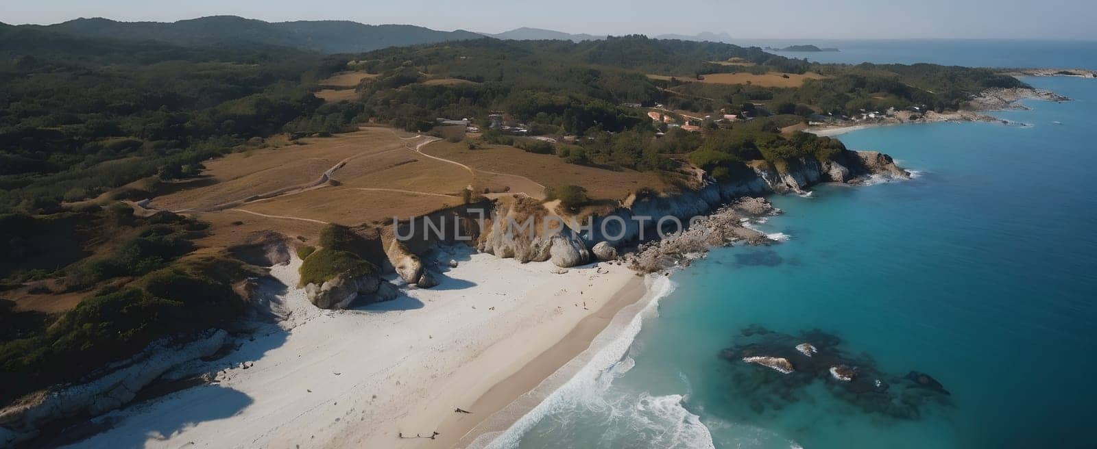 View of the beautiful sea or ocean with waves