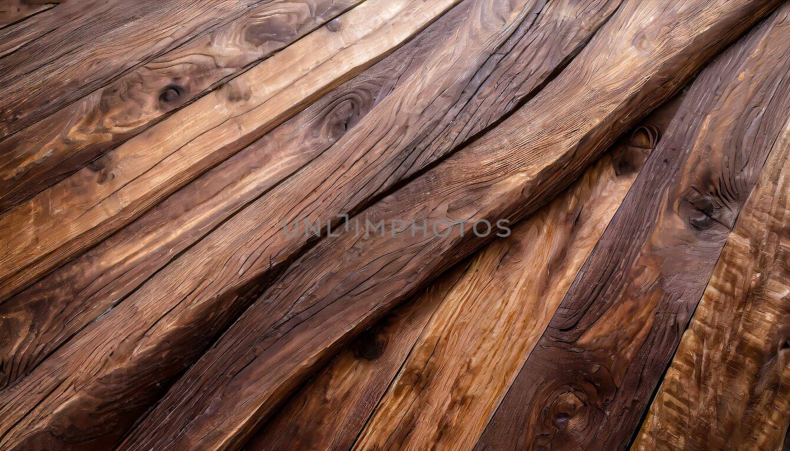 Natural wood texture. Wood background. Dark rustic planks table top flat lay view.